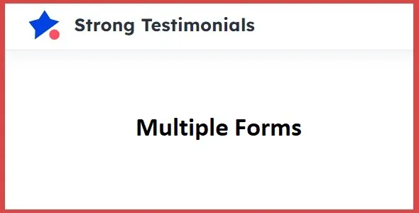 Strong Testimonials Multiple Forms