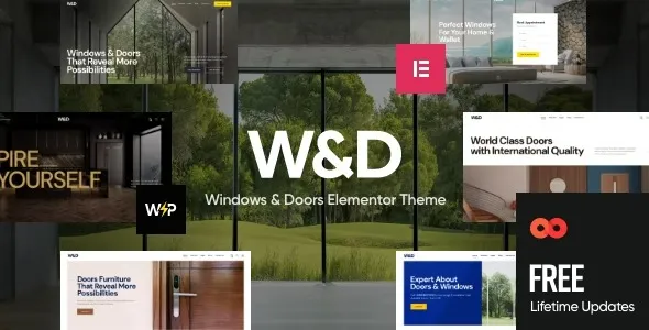W&D 2.1.0 – Windows & Doors Company WordPress Theme
