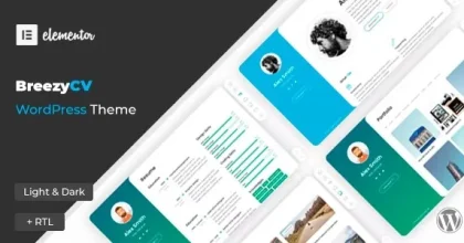 BreezyCV 1.8.0 – CV/Resume WordPress Theme