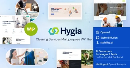 Hygia – Cleaning Services WordPress Theme