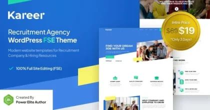 Kareer - Human Resource & Recruitment Agency FSE WordPress Theme