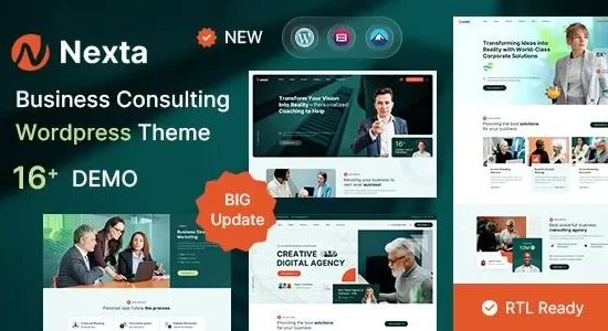 Nexta - Business Consulting WordPress Theme