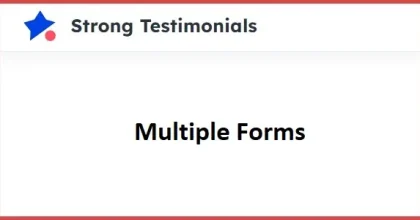 Strong Testimonials Multiple Forms