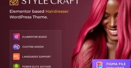 Style Craft – Hairdresser & Hair Salon WordPress Theme