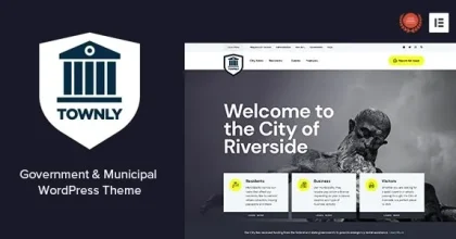 Townly – Government & Municipal WordPress Theme